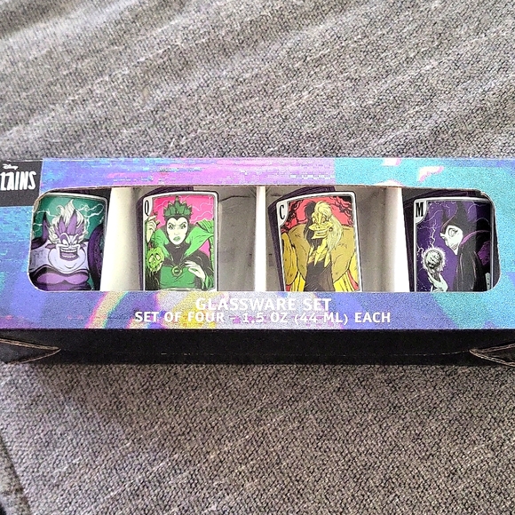 Disney Other - Disney Villians  Shot Glass set of 4